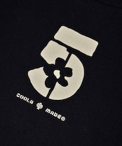 5ロゴプリントコンパクトTシャツ (BLACK) CQ-49005