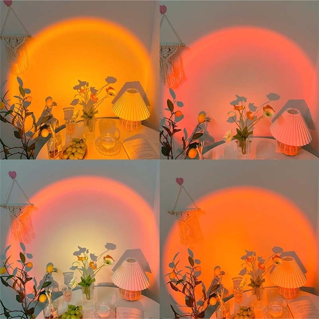 【DECORATION】INS映え調光調色可能な夕霞雰囲気ライト
