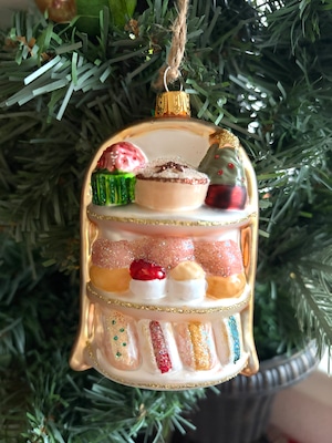 ◆アフタヌーンティー◆オーナメント◆クリスマス◆ガラス製◆イギリス◆