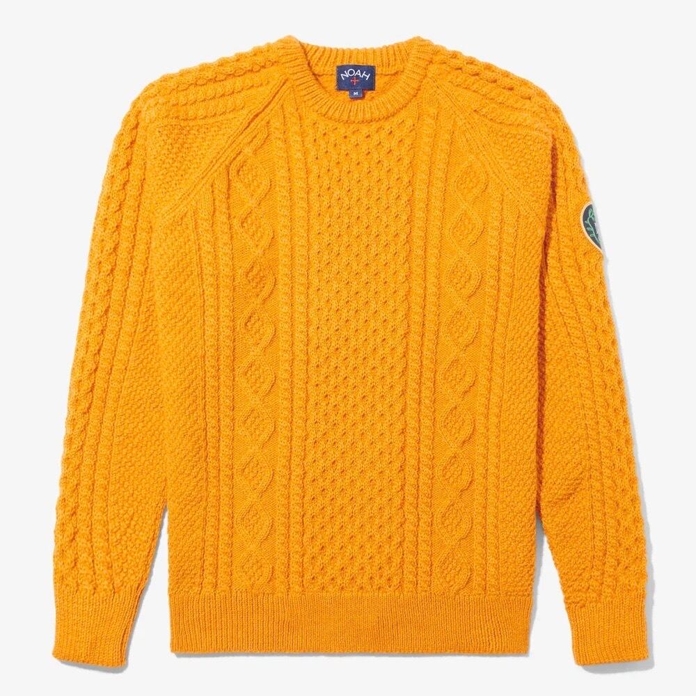 Fisherman Sweater(Sunflower) | Noah Clubhouse E-commerce