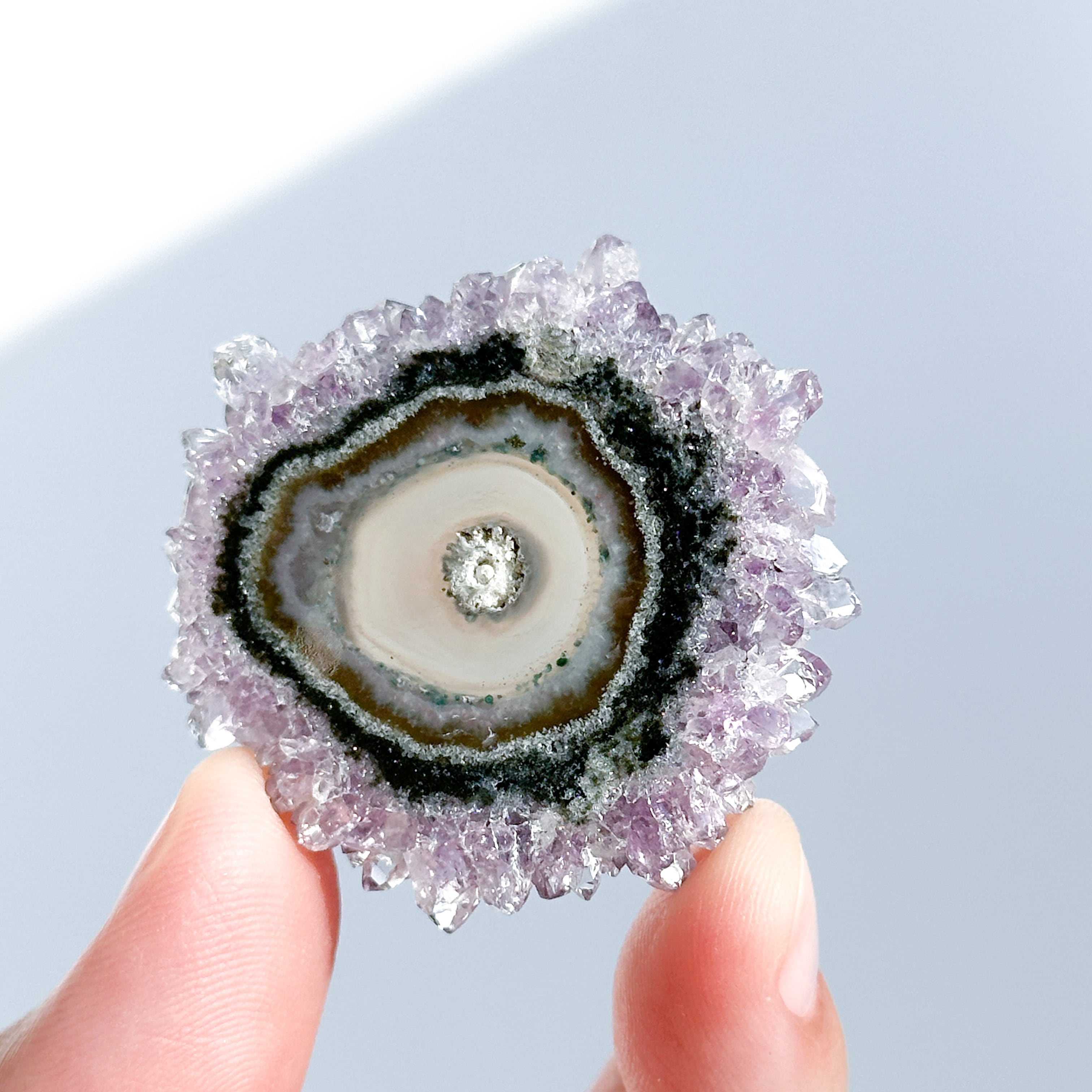 フラワーアメジスト スライス61◇ Flower Amethyst ◇天然石・鉱物 フラワーアメジスト スライス61◇ Flower Amethyst ◇天然石・鉱物