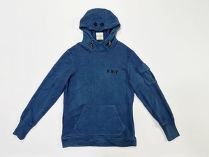 22AW Natural AI zome ［TURIURAKE］ Cotton100%  Hoodie / 天然藍染め吊り裏毛ニットパーカー