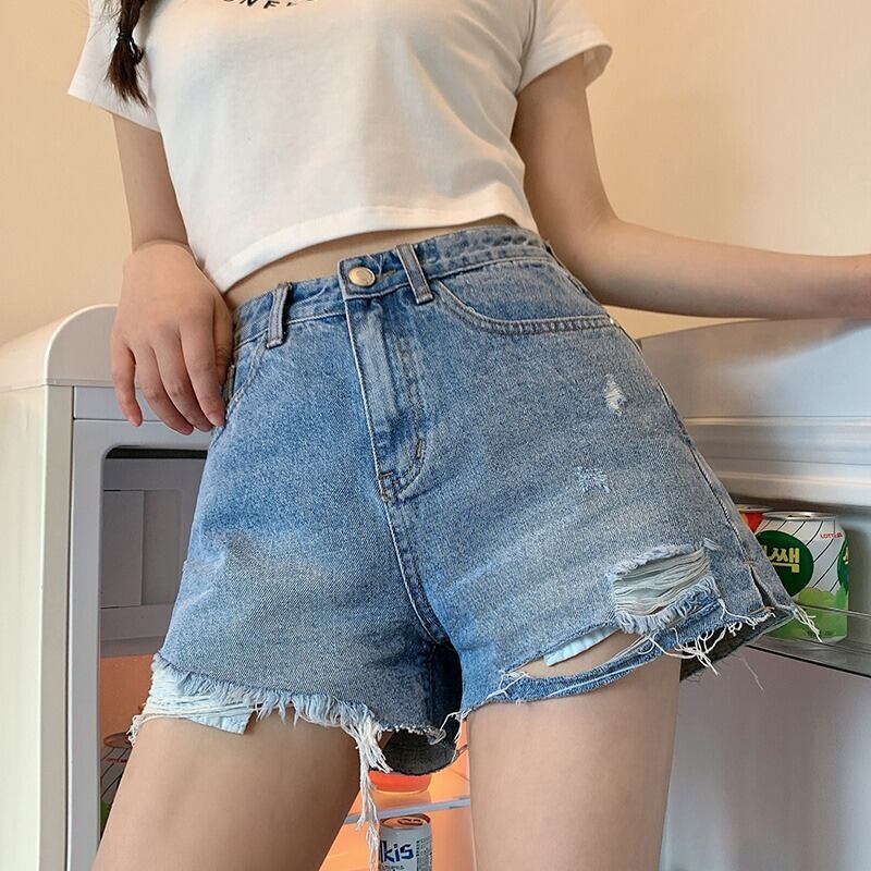 ショーツ スプリングハイウェストウェストワイドレッグパンツ ルーズ 春物 ブルマー ワイドパンツ 1号婦人68968997863