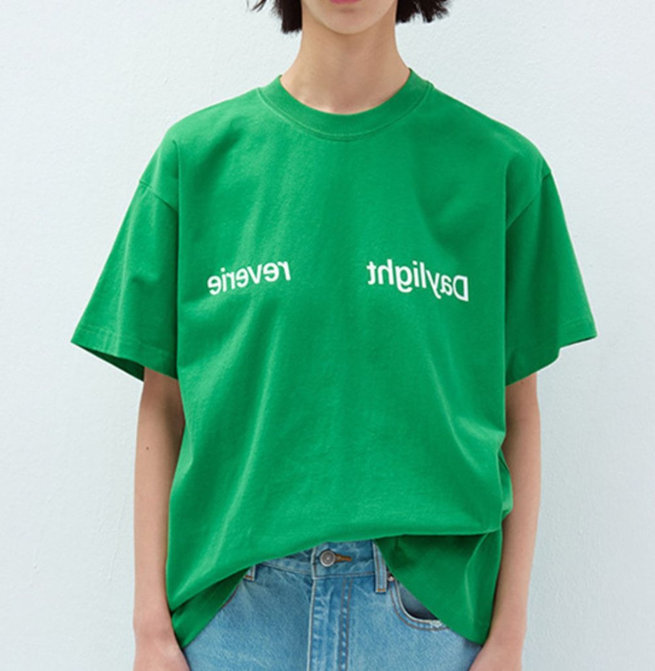 ロゴグラフィックプリントTシャツ   F0065 - 1