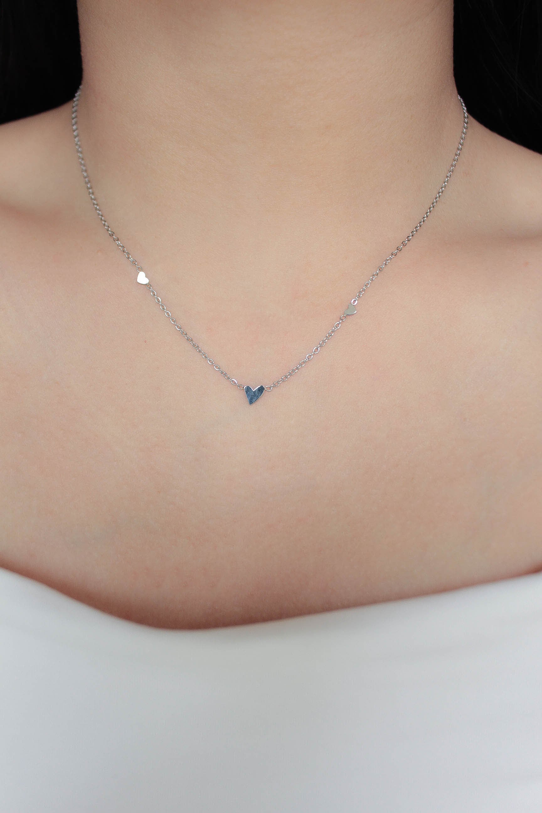Heart Chain Necklace | ebine(エビネ)|金属アレルギー対応アクセサリー