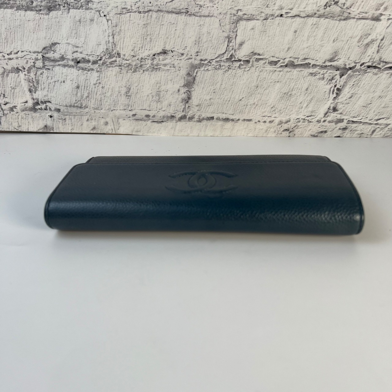 【最終処分SALE】CHANEL シャネル ココマーク  キャビアスキン 長財布 ブラック A-7761