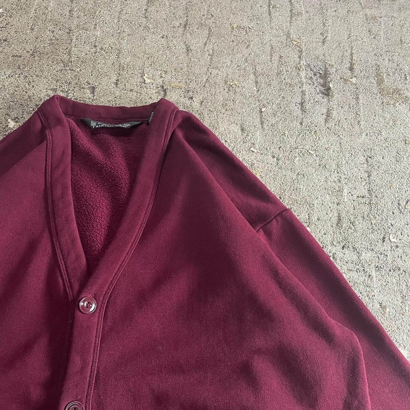 old BAW fashion wear sweat cardigan What’z up