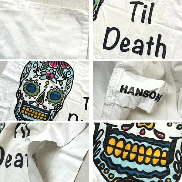 1点物◇SKULLスカル骸骨柄ピローケース枕カバー古着メンズレディースOK