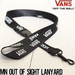 ネックストラップ ランヤード VANS ヴァンズ バンズ MN OUT OF SIGHT LANYARD VN0A5FI8BLK