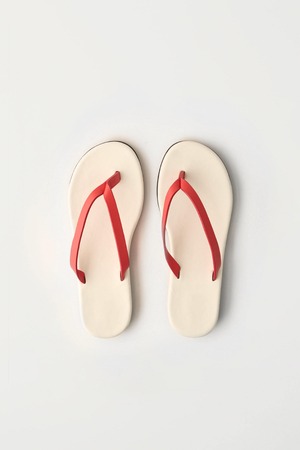 [NOTHING WRITTEN] Colette lamb sandals (Ivory red) 正規品 韓国ブランド 韓国通販 韓国代行 韓国ファッション ナッシングリトゥン 日本 店舗