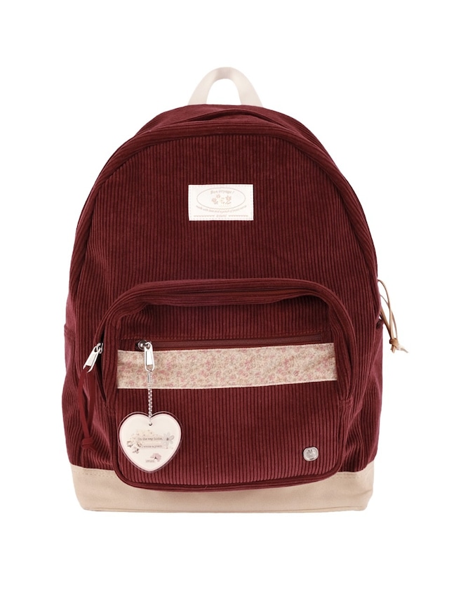 [OVUNI] BON VOYAGE BACKPACK - BURGUNDY 正規品 韓国ブランド 韓国通販 韓国代行 韓国ファッション オーブニ オブニー 日本 店舗