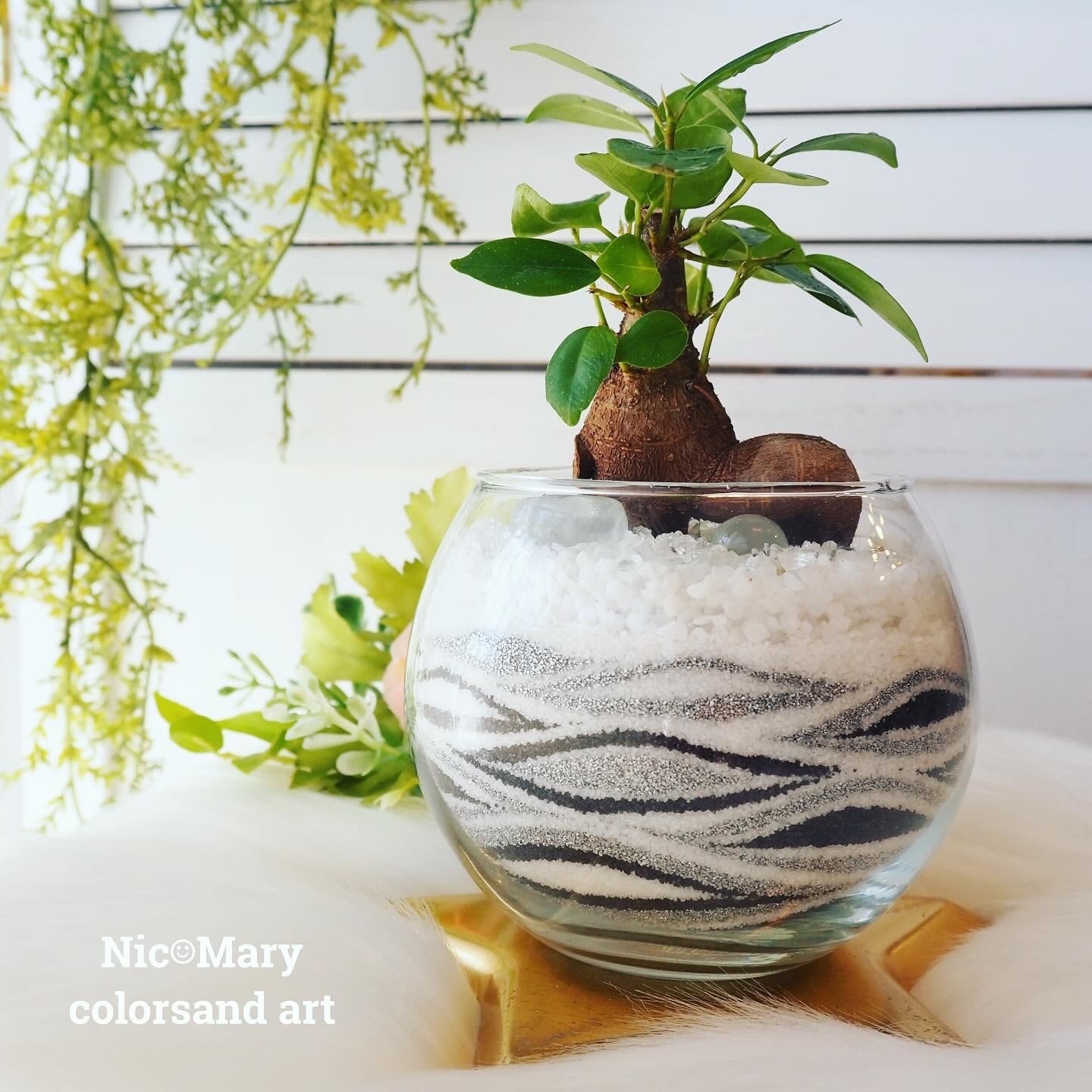 名前を入れて贈るギフト♥グラスサンドアート | 【砂のオーダーギフト