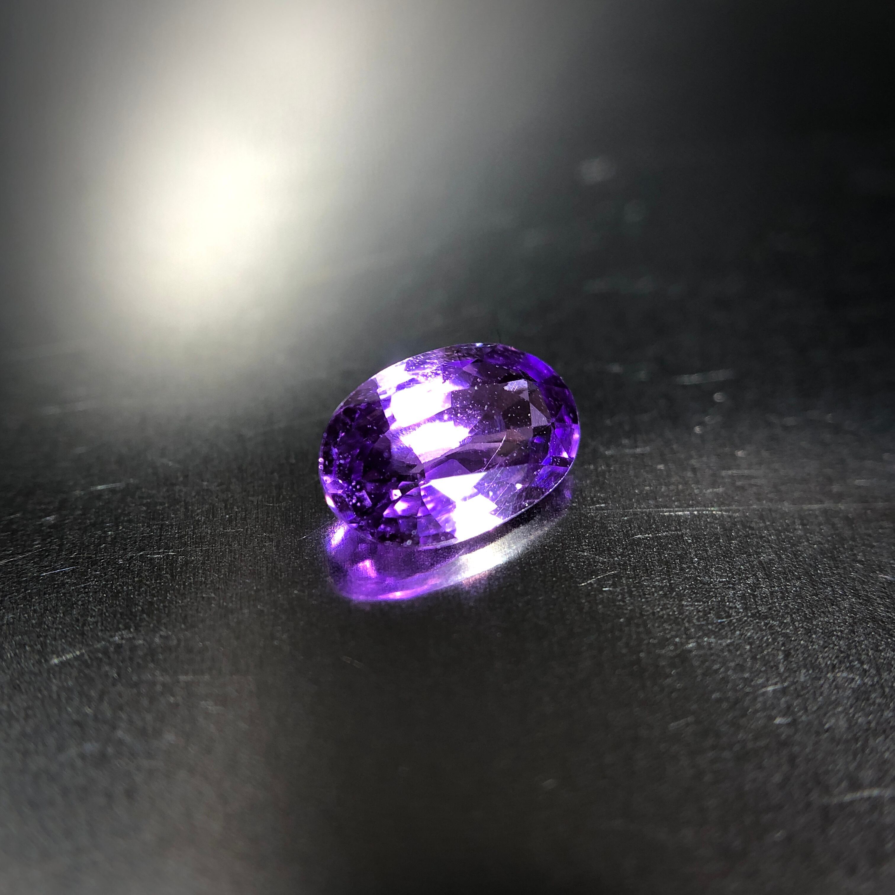 高貴な紫色 0.55ct 天然 非加熱バイオレットサファイア | Frederick’s Gems&Jewelry powered by BASE