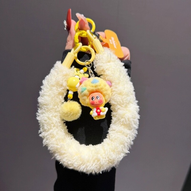 秋冬新作 ふわふわ キーホルダーストラップ 全8色 Twinkle POPMART プチプラ 可愛い 日常使い ぬいぐるみ風