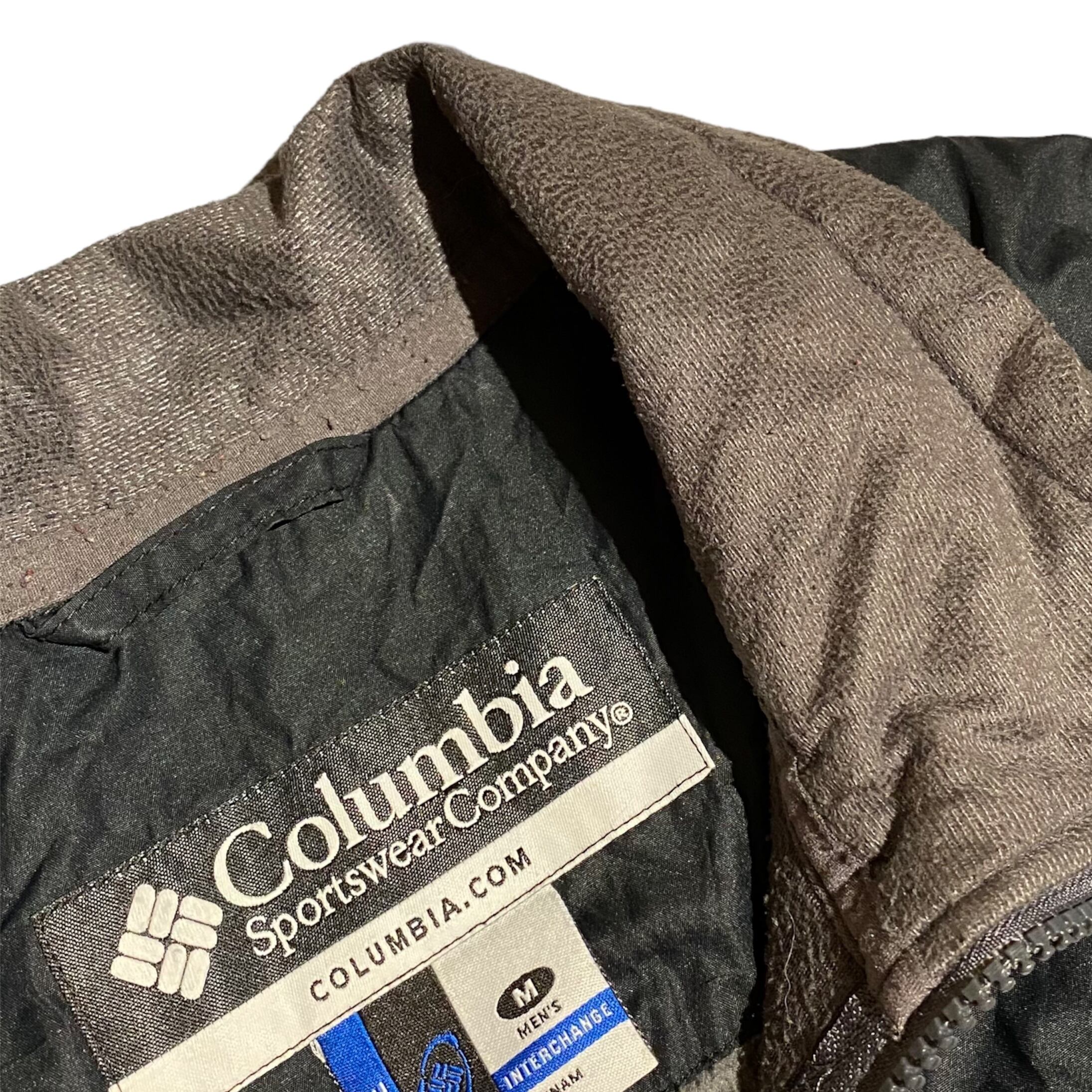 90s Columbia フリース ジャケット 古着 ビンテージ グレー コロンビア