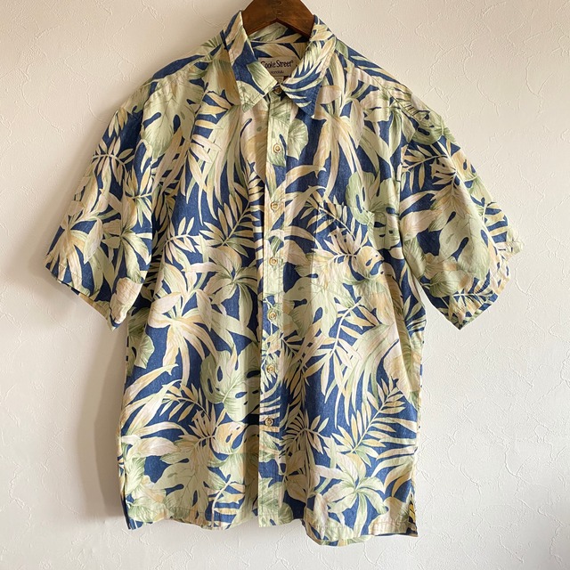 made in HAWAII usa 90s Cooke Street cotton Aloha shirt{ハワイ　アメリカ製　90s クックストリート　コットン　アロハシャツ　古着　メンズ　USED}