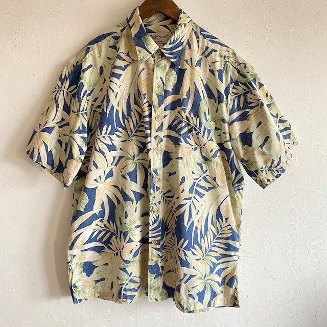 made in HAWAII usa 90s Cooke Street cotton Aloha shirt{ハワイ　アメリカ製　90s クックストリート　コットン　アロハシャツ　古着　メンズ　USED}