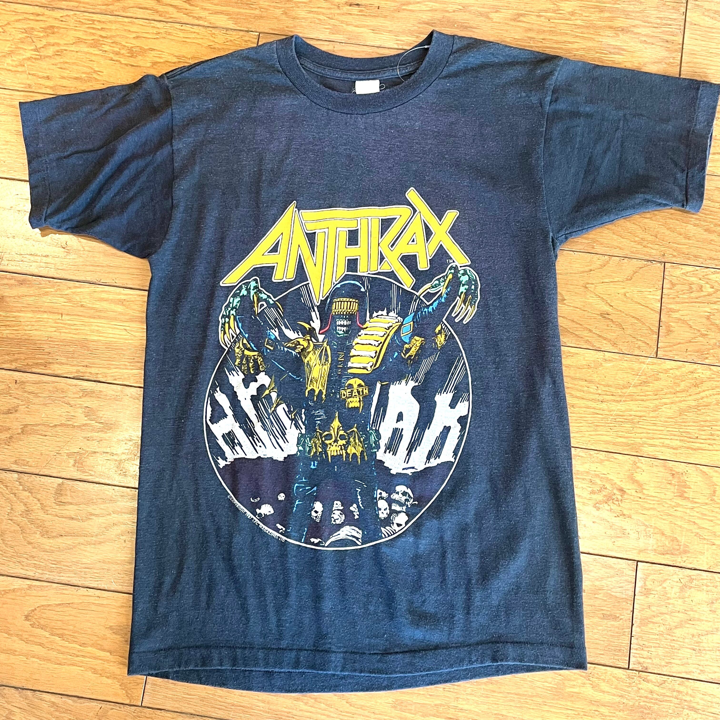 1987 ANTHRAX / AMONG THE LIVING WORLD TOUR PHASE 2 Tシャツ | MAD