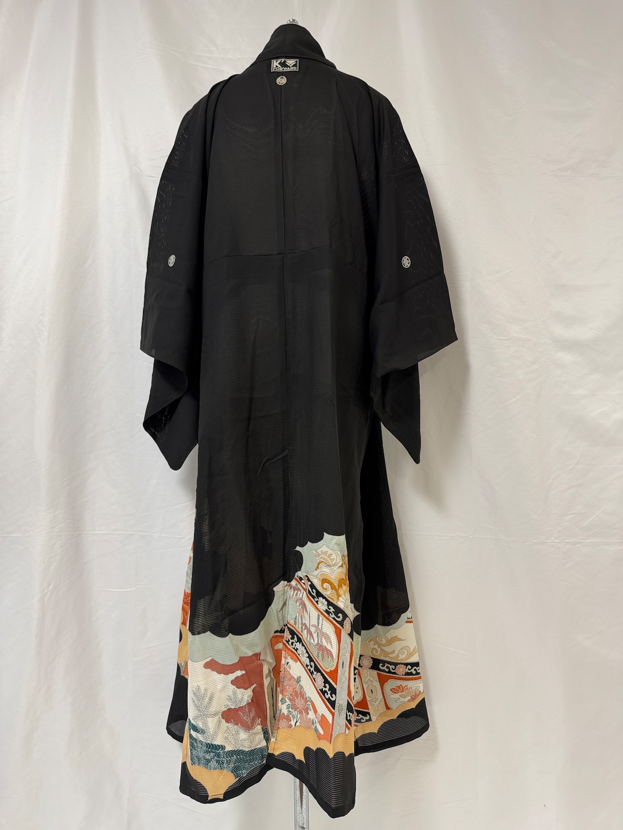 Black Longcoat See-through 587