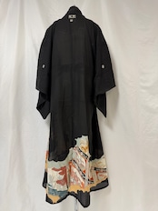 Black Longcoat See-through 587