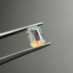 アンデシンラブラドライト  エメラルドカット　7.6x5.3mm,  1.42ct