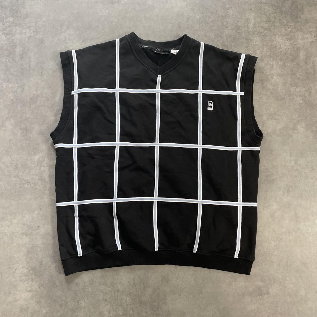 B系 Sean John ベスト チェック HIPHOP ビッグサイズ