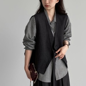 front ribbon vest 14675