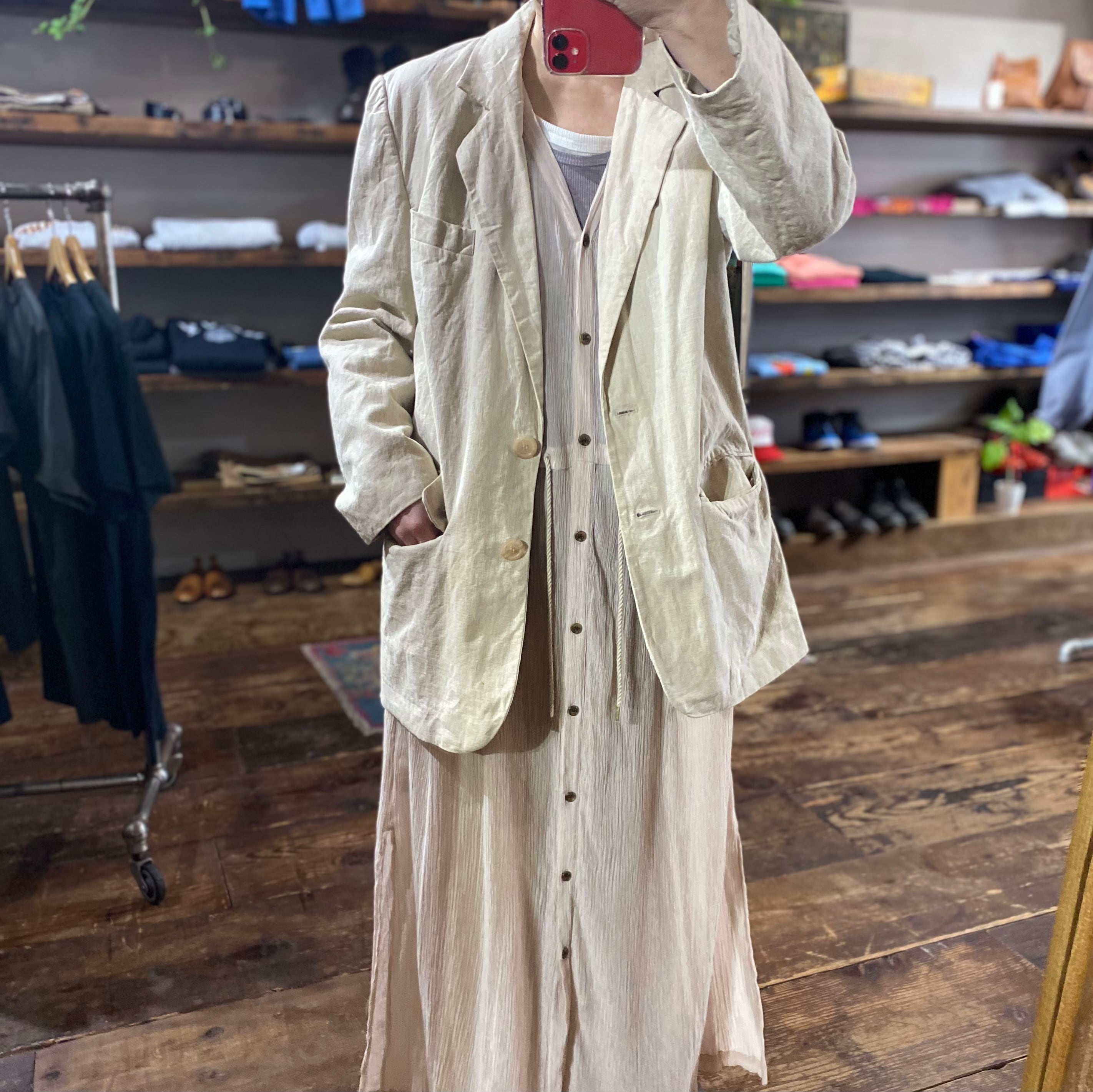 Linen Tailored Jacket / リネン テーラード ジャケット 古着 | 古着屋