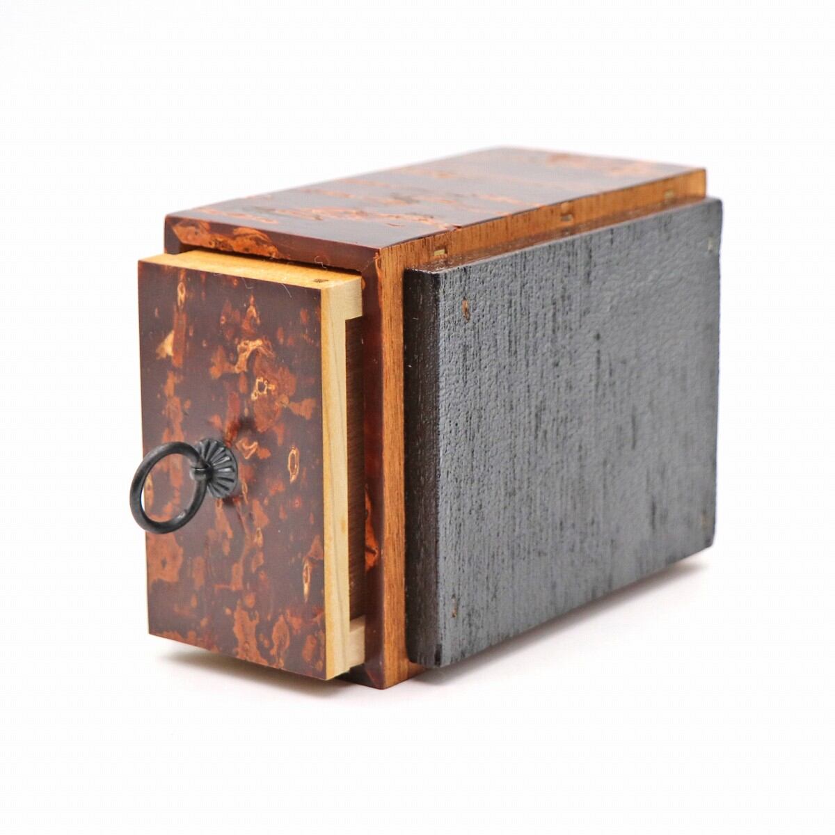 桜皮細工・樺細工・引き出し小タンス・小物入れ・No.221126-23・梱包