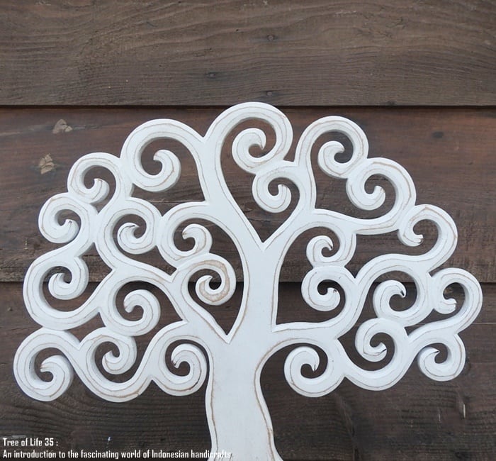 オブジェ Tree of Life 生命の樹 35cm ツリーオブライフ ホワイト