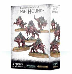 DAEMONS OF KHORNE FLESH HOUNDS ディーモンオブコーン フレッシュ