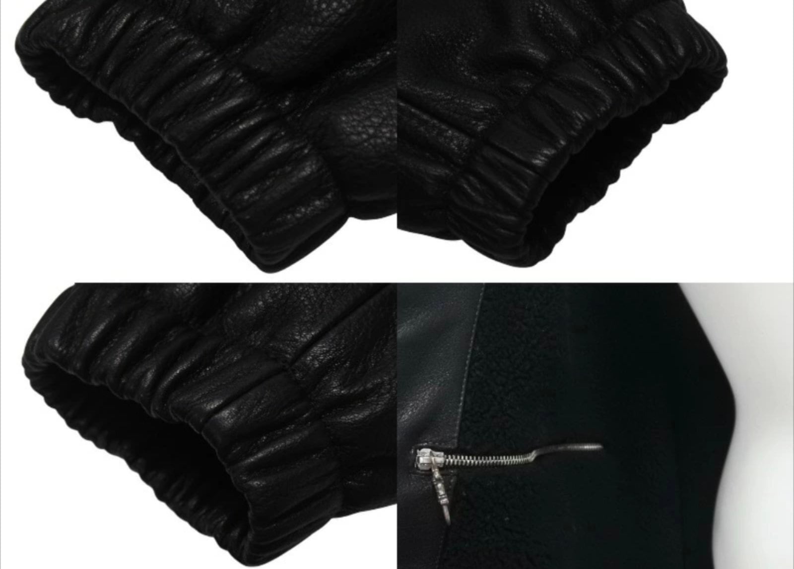 CHROME HEARTS クロムハーツ レザーフーデッドコート BSフレアパッチ