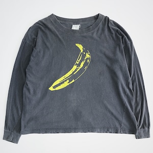 ANDY WARHOL BANANA THE VELVET UNDERGROUND L/S TSHIRT