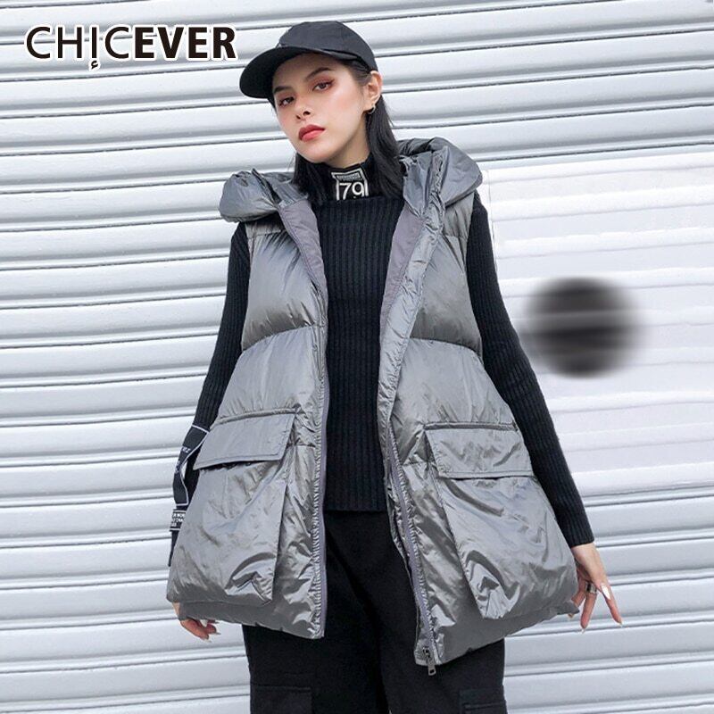 シックな厚手のルーズパーカーレディースフード付きノースリーブストリートウェア特大パーカー2020スタイル 6base563230184558