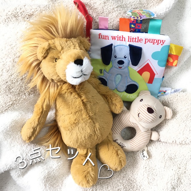 3点♡Welcome babyセット・Bashful Lion | IRIEbaby 