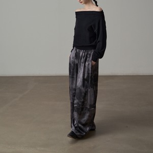 Marble Wide Pants T3981