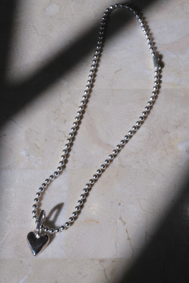 【MAISON D'PULSE】Necklace Heart charm silver