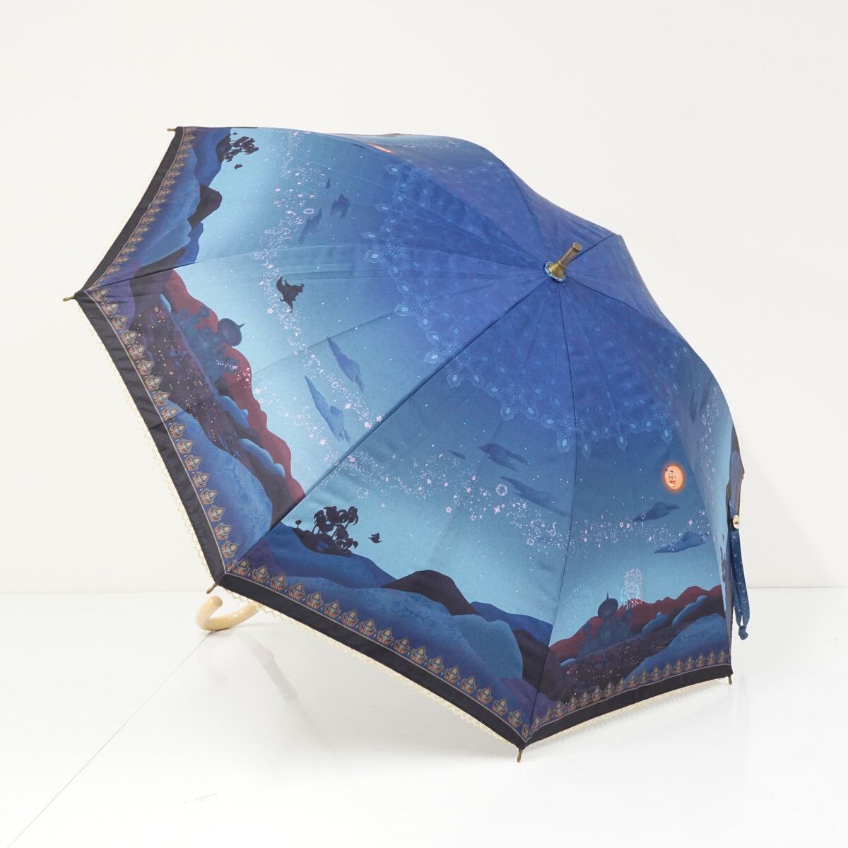 匿名配送/ディズニー アラジン 晴雨兼用傘　未使用品 日傘 アラジン USED品 晴雨兼用 マジカルナイト ディズニー UV 遮光