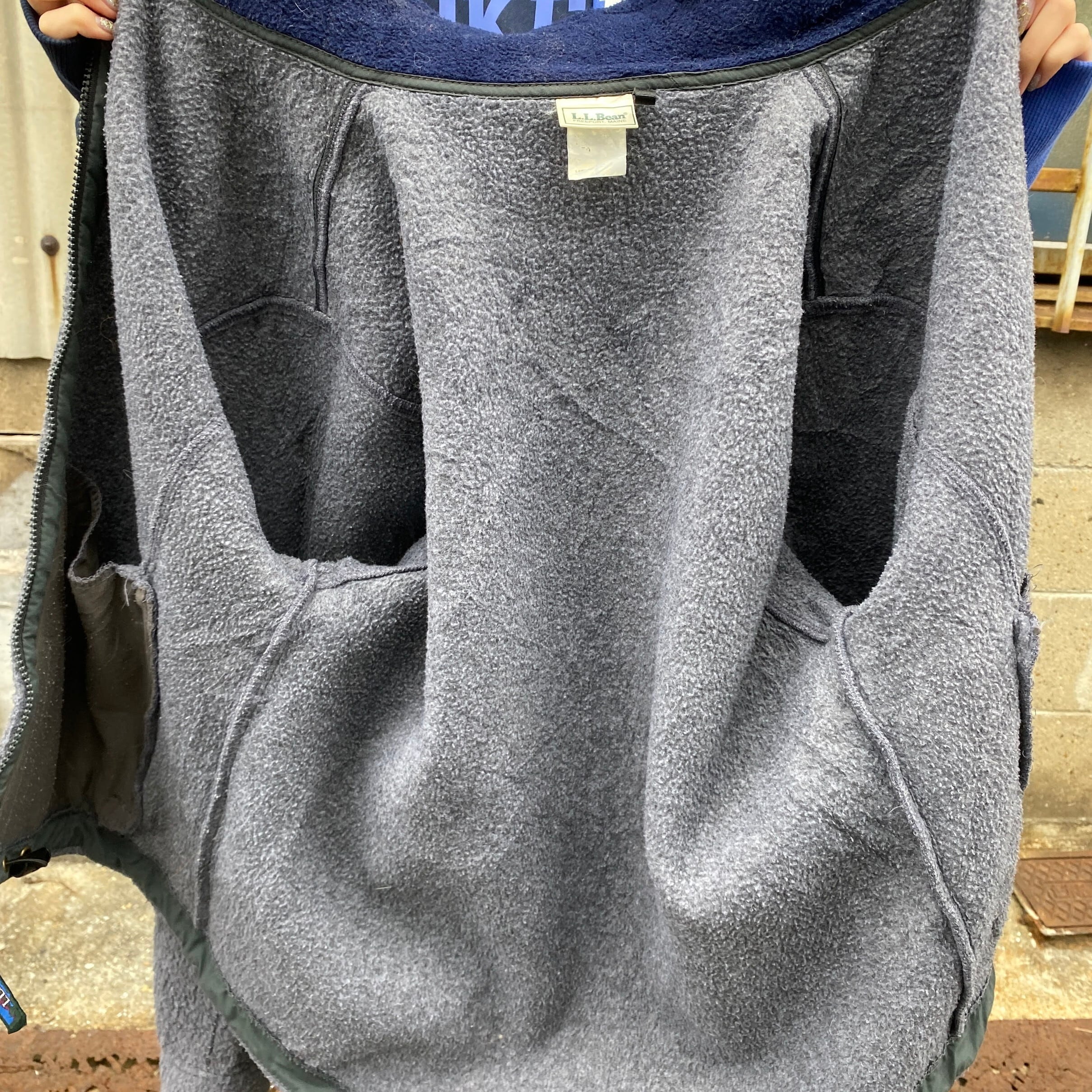 90年代 L.L.Bean エルエルビーン ボアフリースジャケット メンズM相当