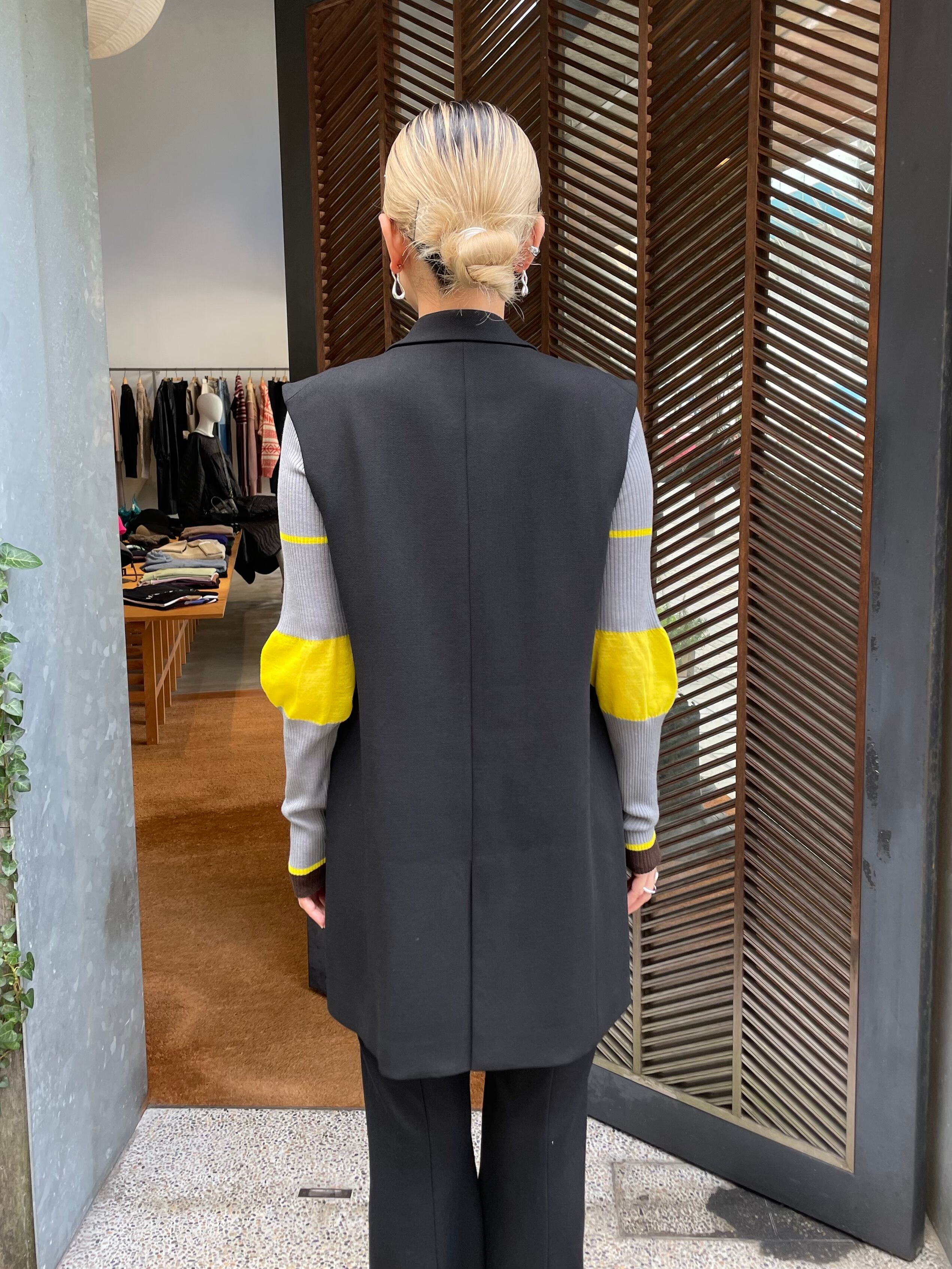 CINOH◇ CAVARLEY W BUTTON GILET 38 - ベスト・ジレ