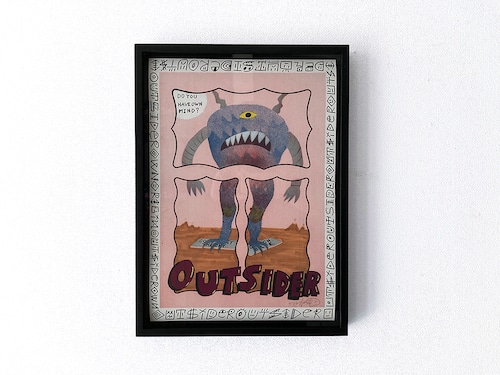 DISKAH｜Giclee print「OUTSIDER」LTD20 Framed