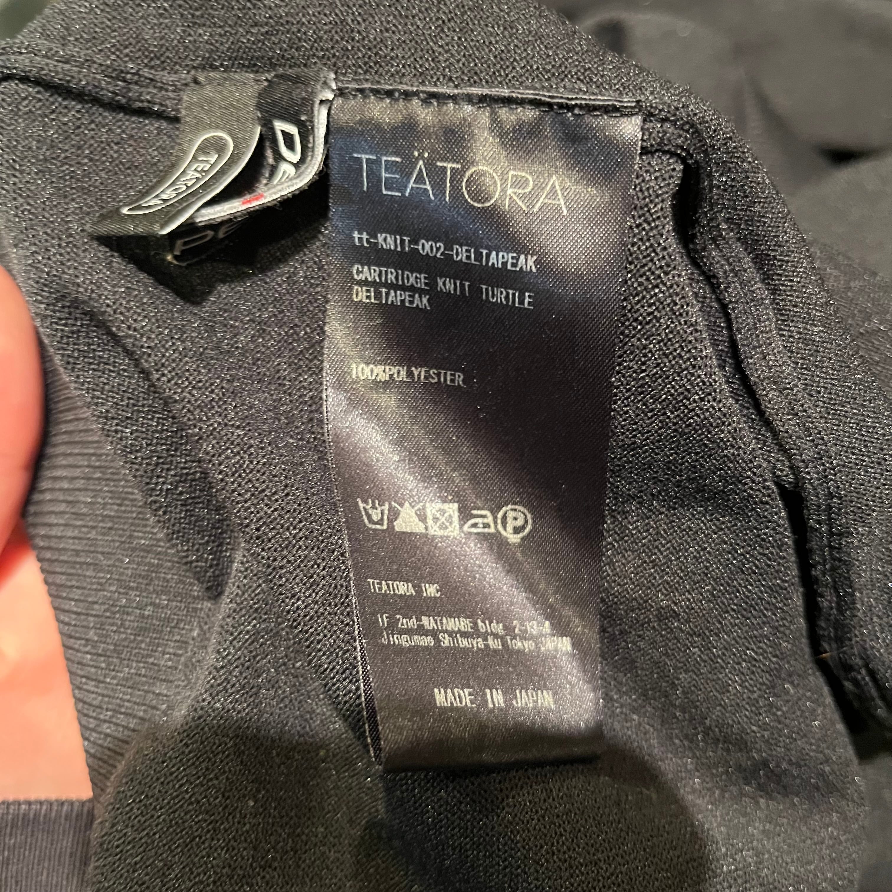 TEATORA テアトラ CARTRIDDGE KNIT TURTLE タートルネックニット SIZE