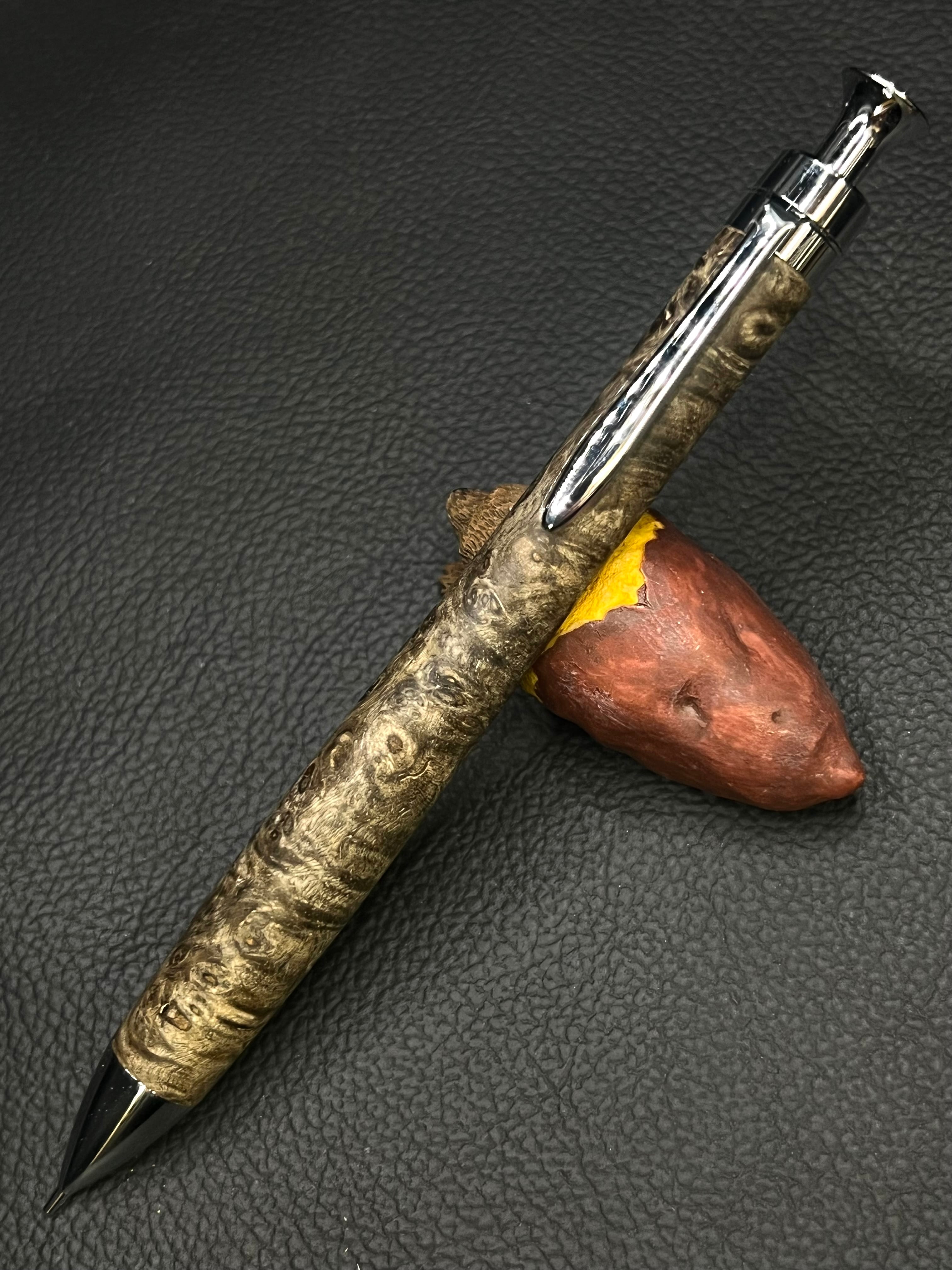 5 マーブルウッド マイクロバール 極上杢 50本限定シャープペンシル