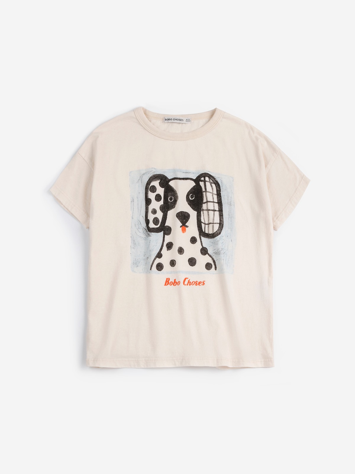 26SS】bobochoses(ボボショセス)Van Dog T-shirt(2-3y/4-5y/6-7y/8-9y 