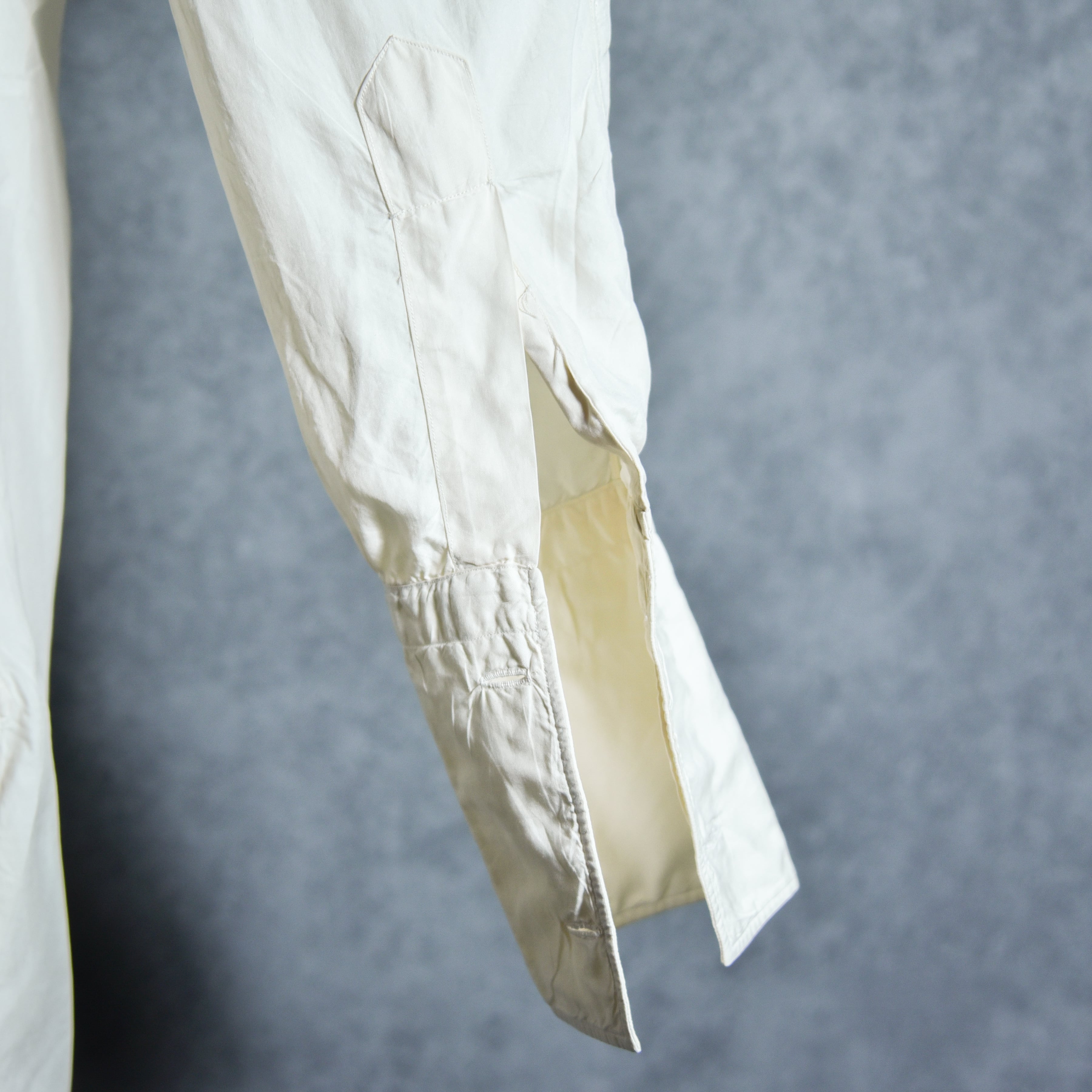 50s French Vintage Slik Dress Shirt Nino PARIS Fontaine フランス