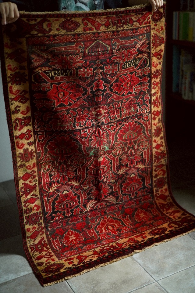 1948-Vintage Turkmen rug