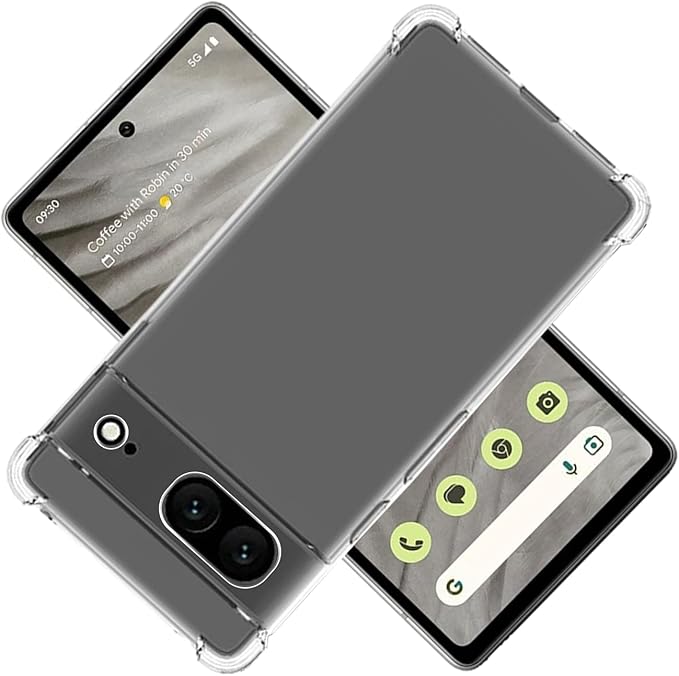 ZXZone for Google Pixel 8a ケース 半透明 マット感ケース 耐衝撃