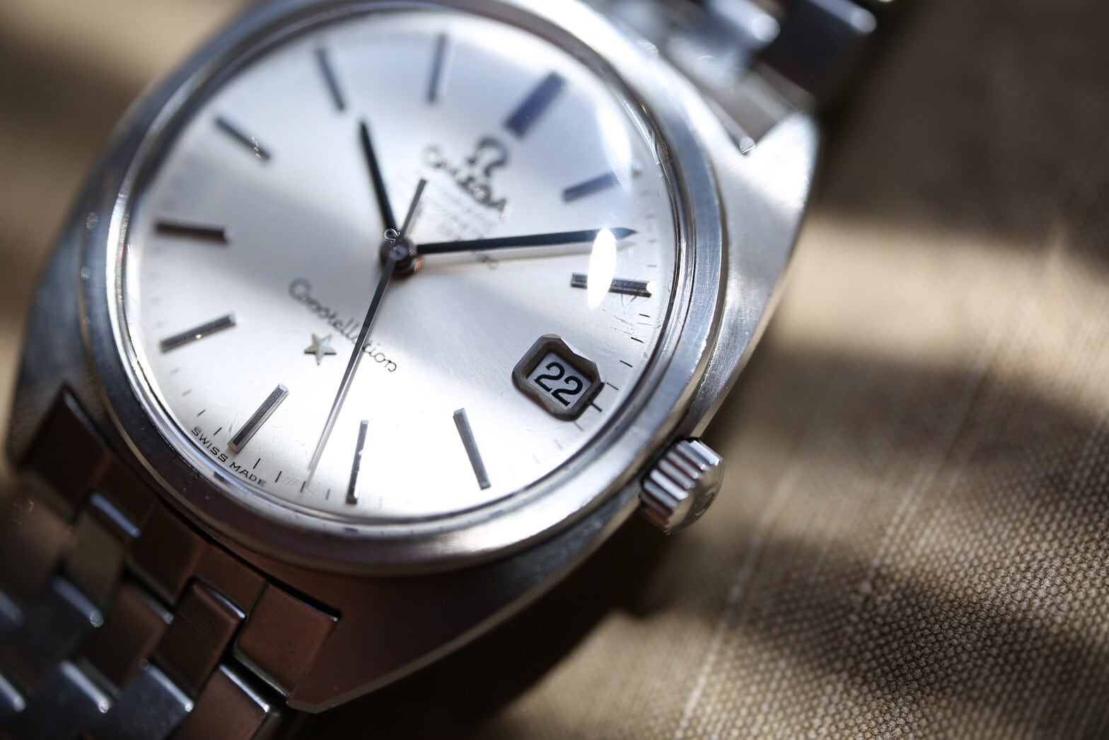 【OMEGA】 1970年製 コンステレーション Cライン フラットベゼル フルブレス 前期型 自動巻き OH済み/ Vintagewatch / Constellation / Cal.564