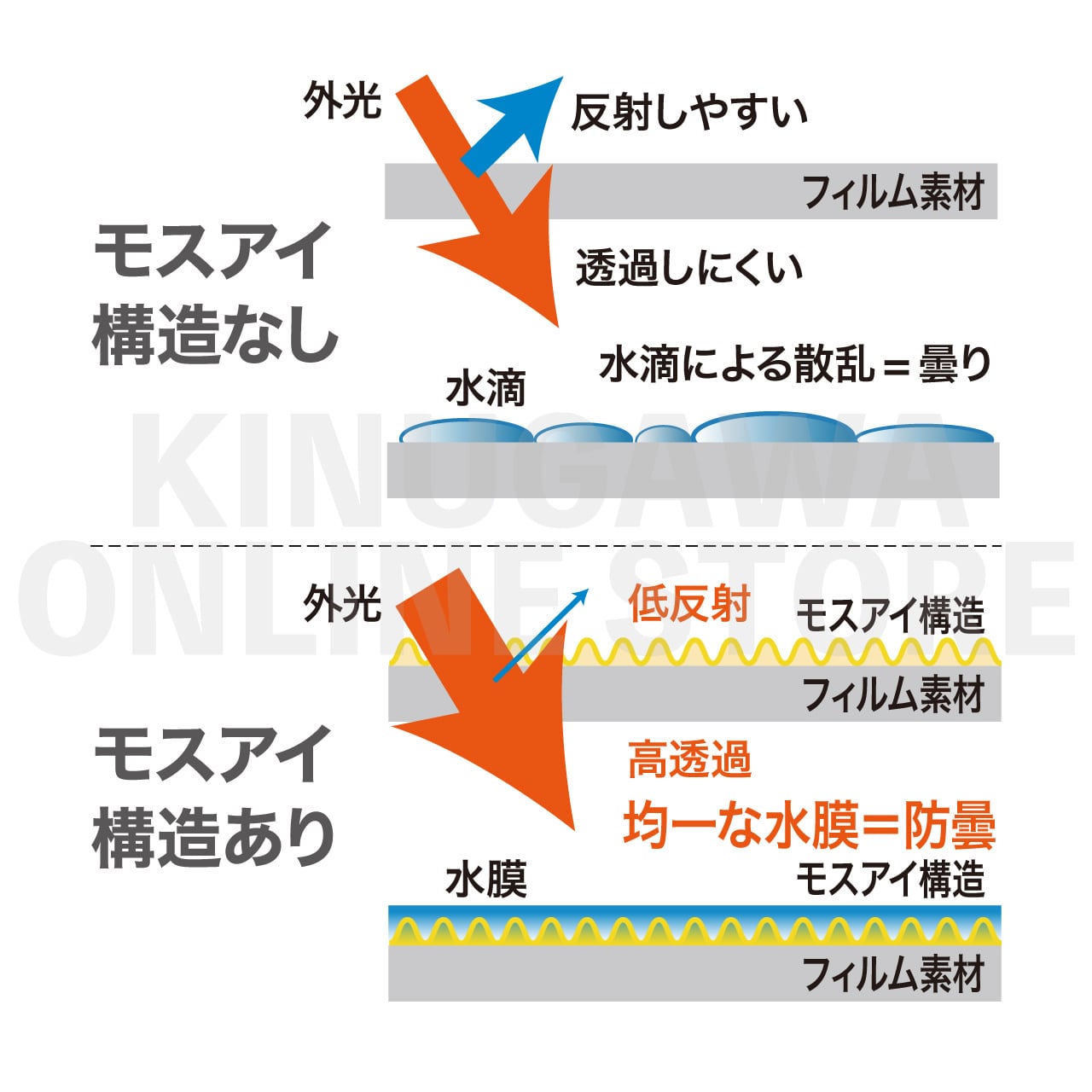 曇り止めフィルム GULL ガル ダイビング | KINUGAWA Online Store