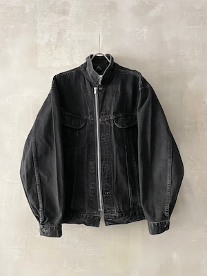 【 customer's used 】Transference Oversize Zip Denim Blouson 2023 (022) - black